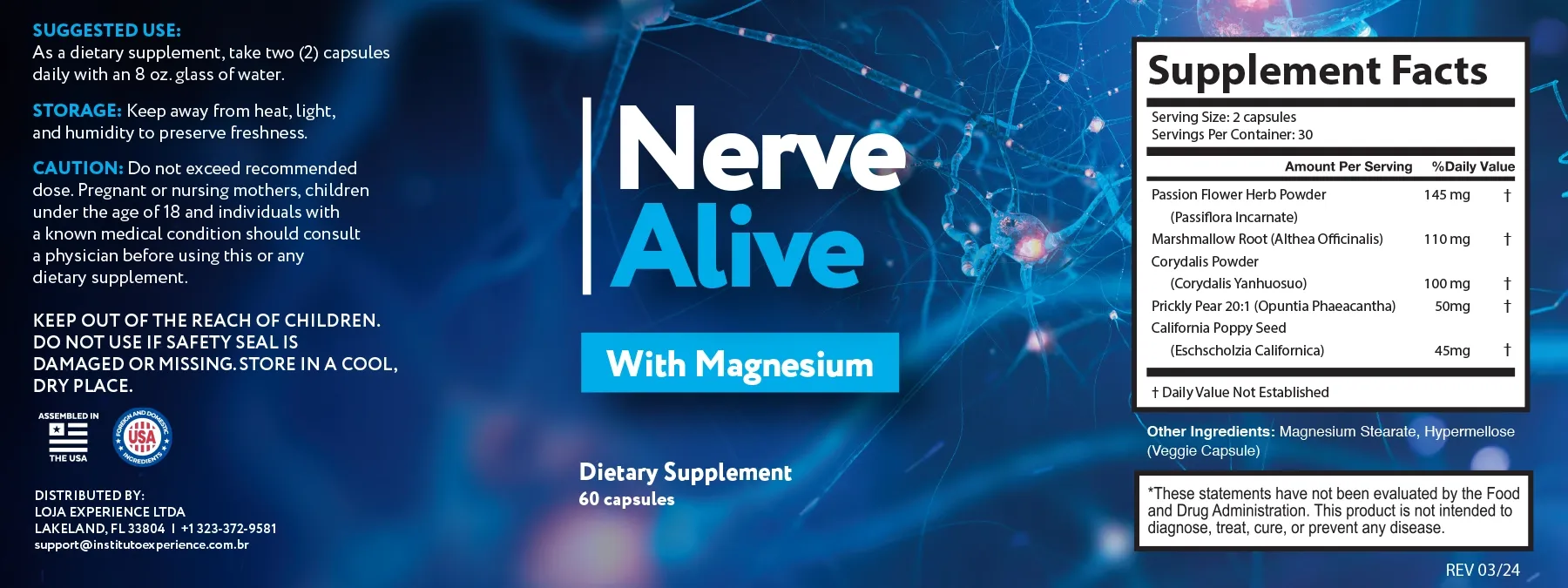 Nerve Alive Key Ingredients